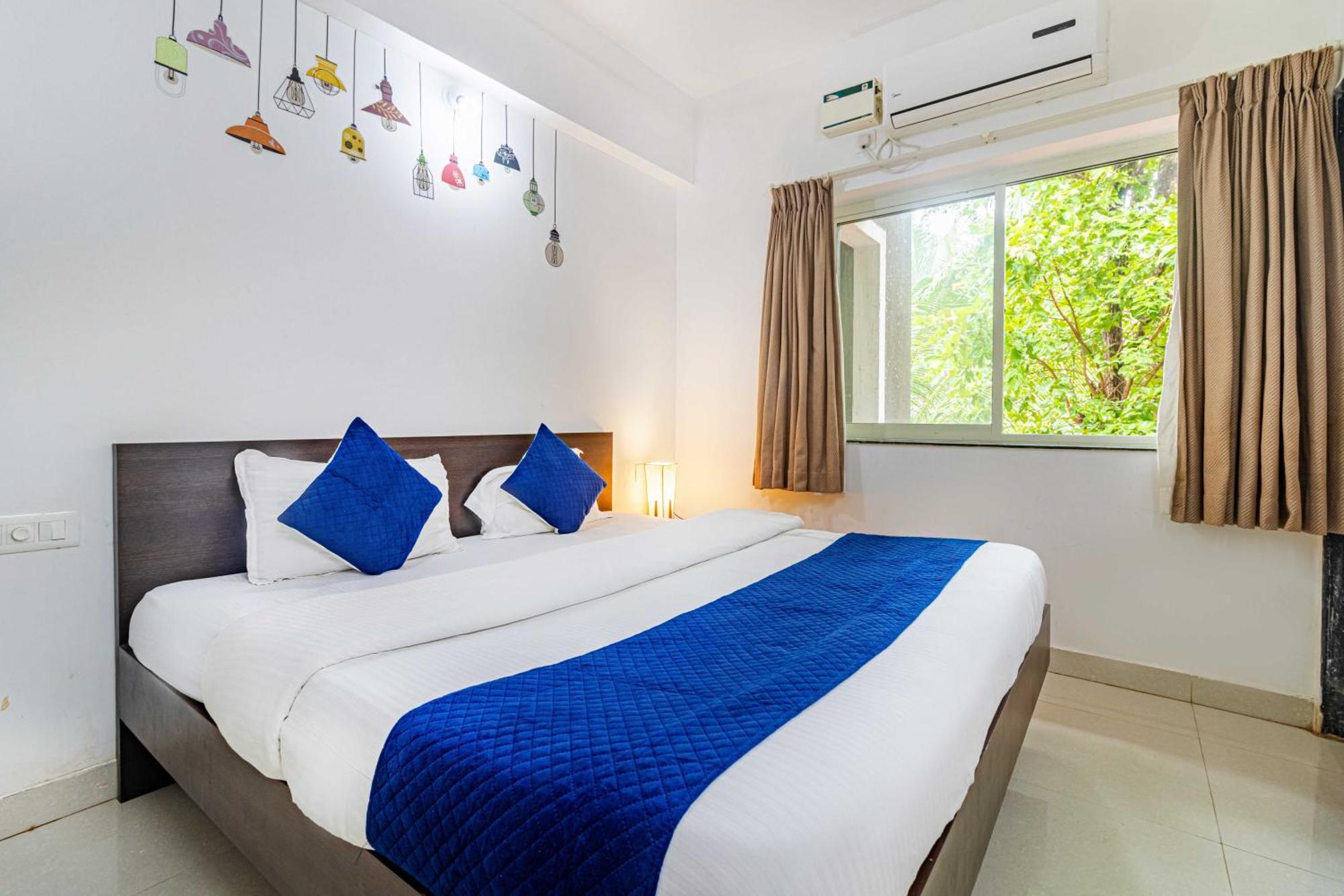 SPARKLING APARTMENT NEAR BEACH POOL & BAR 2bhkX2 Vagator Ngoại thất bức ảnh