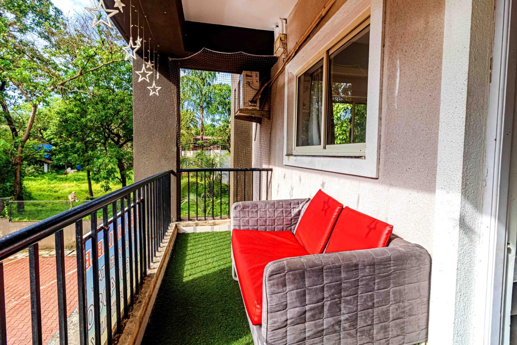 SPARKLING APARTMENT NEAR BEACH POOL & BAR 2bhkX2 Vagator Phòng bức ảnh